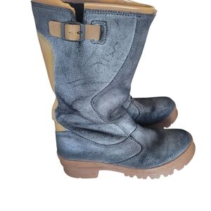 KEEN Willamette Waterproof Waxed Suede Rain Boots Size 6.5 *read